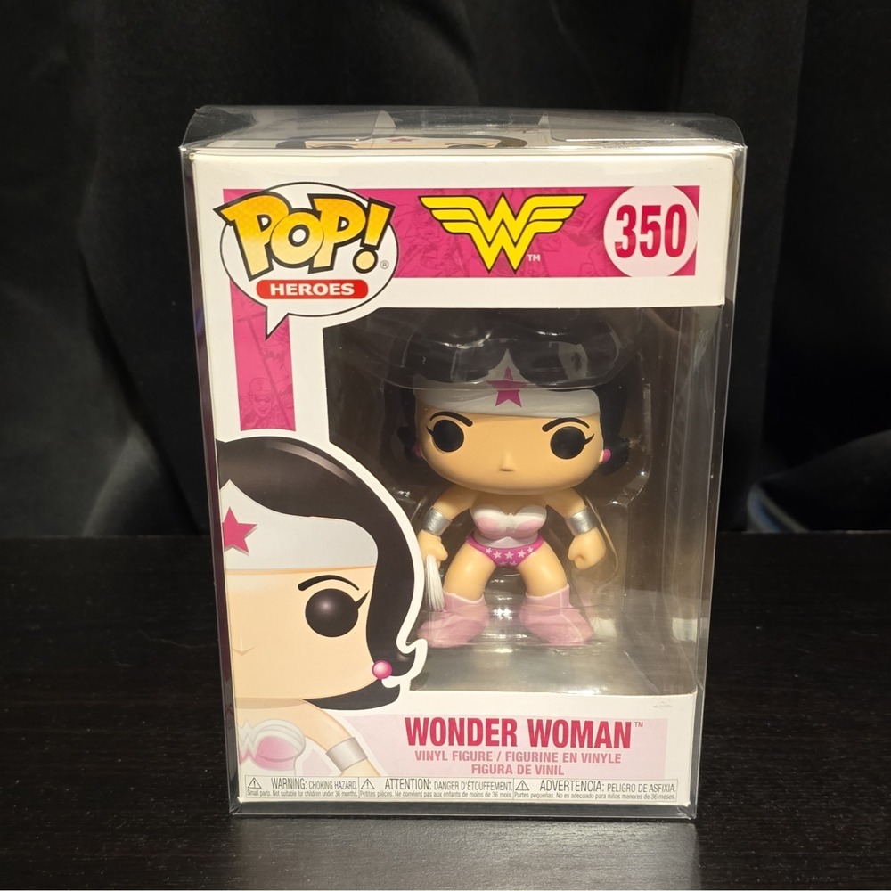 Funko Pop! Heroes DC Wonder Woman Breast Cancer Awareness Vinyl Figure #350